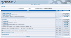 Desktop Screenshot of pcforum.sk